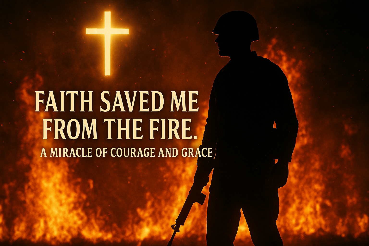 “Faith Saved Me From the Fire — A Miracle of Courage and Grace.”