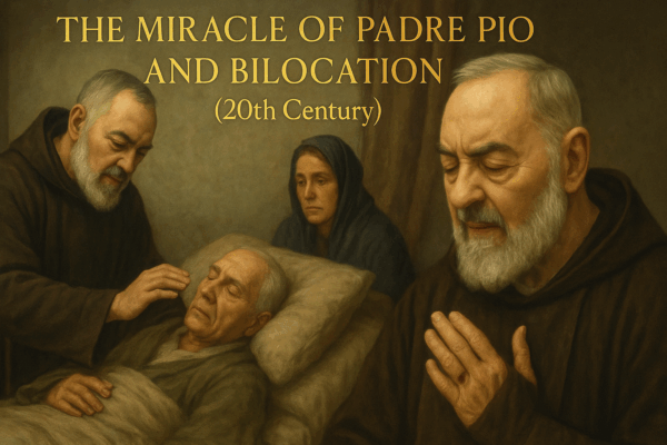 The Miracle of Padre Pio and Bilocation (20th Century)