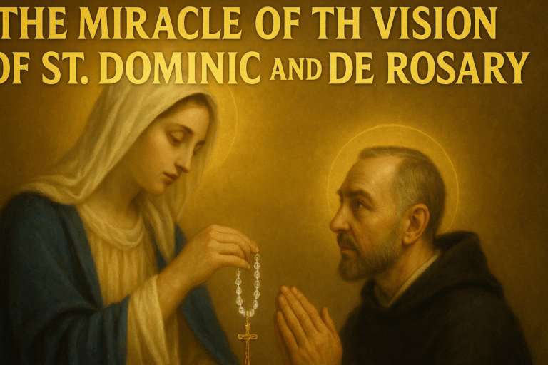 The Miracle of the Vision of St. Dominic and the Rosary