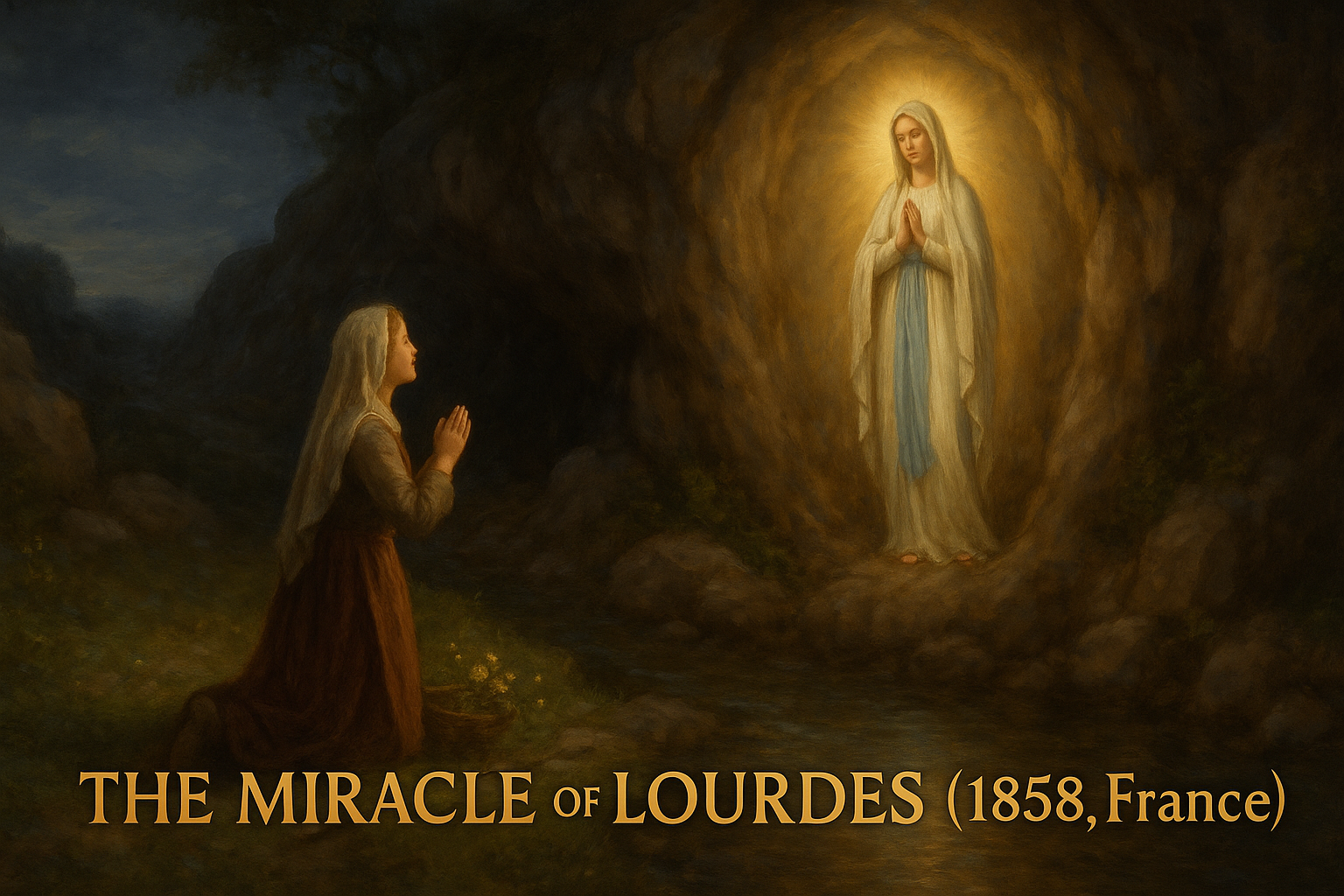 The Miracle of Lourdes (1858, France)