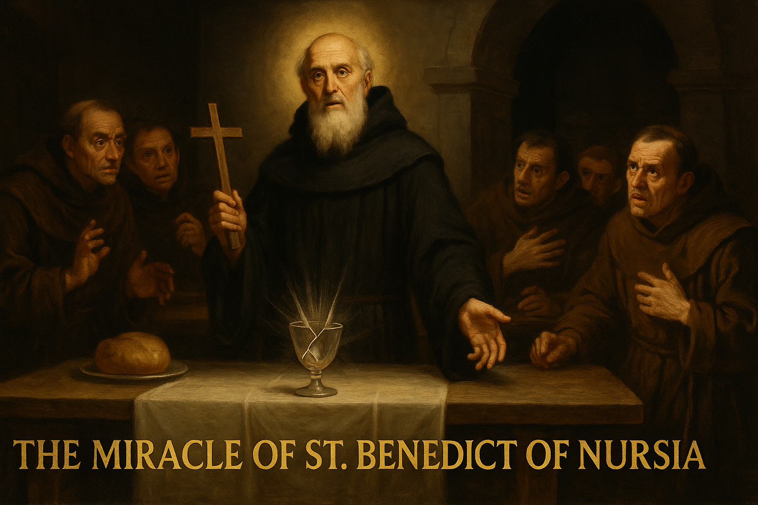 The Miracle of St. Benedict of Nursia