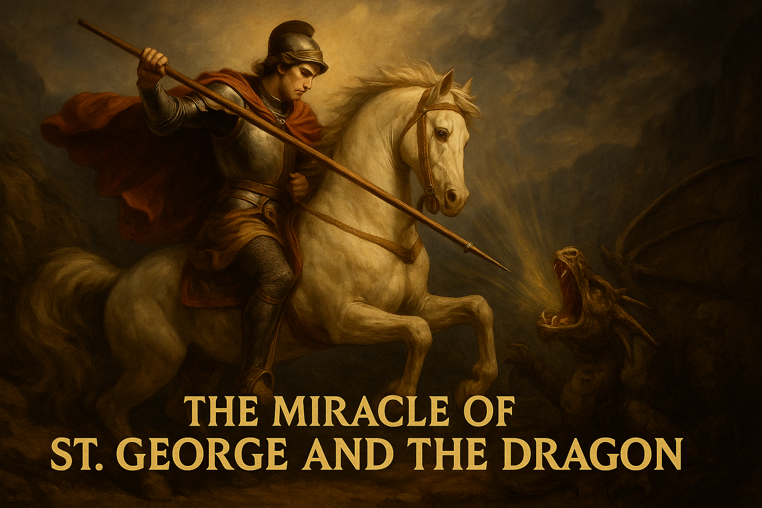 The Miracle of St. George and the Dragon St. George (3rd century), one of the most venerated Christian martyrs, is best remembered for the legendary miracle of slaying the dragon.